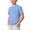 Blue, variant on KyCheLot Boys Crew Neck T-Shirts Summer Solid Color Short Sleeve Clothes with Pocket Casual Comfy Beach T-Shirts
