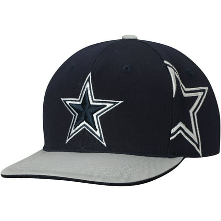 Youth Navy/Gray Dallas Cowboys Sherman Adjustable Snapback Hat - OSFA