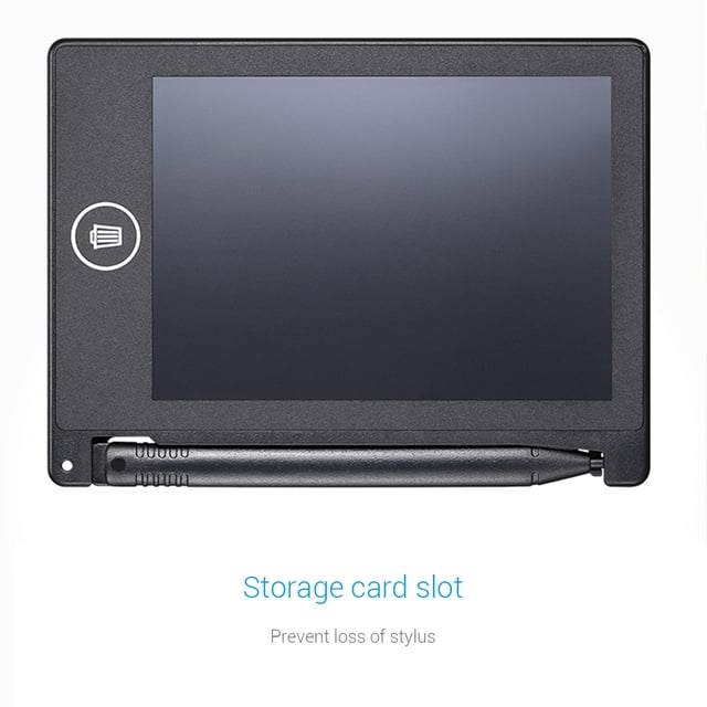 Tableta portátil LCD de 4,4 pulgadas, sin papel, con bloc de notas, para estudiantes, para escribir, dibujar, gráficos
