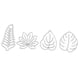 thumbnail image 2 of Galleta Niequista Molde Lavable Reutilizable Lindo Historieta Pascua Biscuit Moldes Festival de interior Celebración Horneado Herramienta decorativa 4 piezas Planta Advancent HA028317-03, 2 of 7
