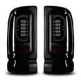 thumbnail image 2 of LED Tail Lights For 1994-2001 Dodge Ram 1500 Pickup;1994-2002 Dodge Ram 2500/3500 Pickup;1995-2002 Dodge Ram 4000 Pickup- Black Smoked Brake Lamps, 2 of 9