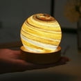 thumbnail image 4 of Lámpara de mesa con diseño de planeta, luz nocturna, diseño de arcoíris, con diseño de planeta, creativa y romántica, para parejas, para la noche, 4 of 5