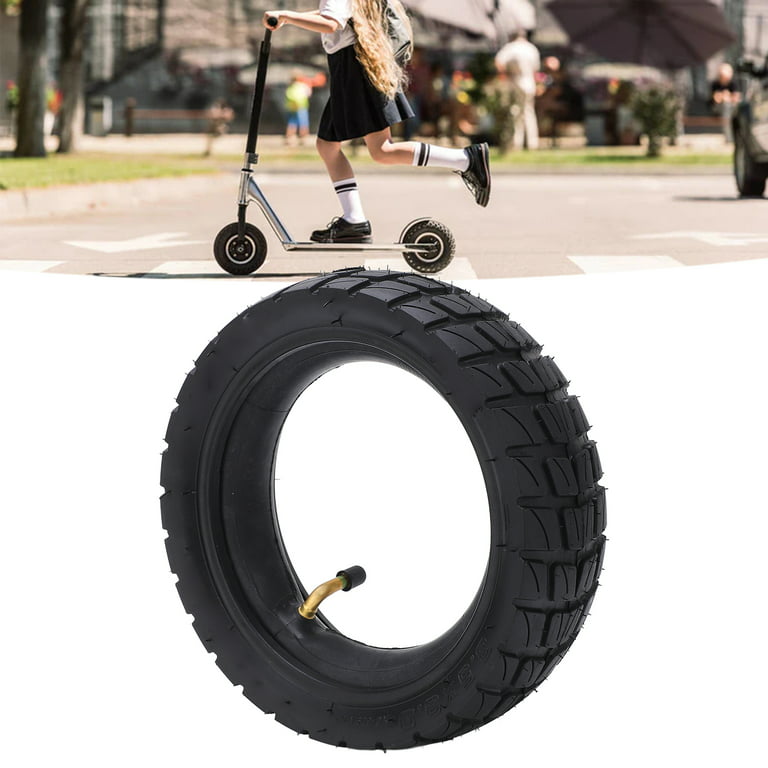  RidTianTek 8.5 Inch Scooter Solid Tire 8.5x2.5 for Dualtron Mini  & Speedway Leger/Pro Scooters, 8.5 x3 8 1/2 x2.5 off-road Tire Front and  Rear Wheels Replacement for Electric Scooters (Black, 2