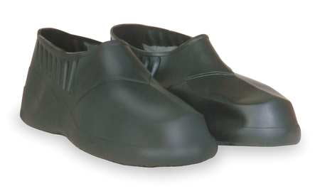 Value Brand Size L Plain Toe Overshoes, Men's, Black, 3XE84 by VALUE BRAND
