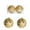 Gold, variant on 2-Count Glitter Gold Large Christmas Ball Ornaments For Festive Tree Decoration
