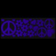 thumbnail image 2 of LiteMark Reflective Stickers - Hippy Pack - Purple, 2 of 2