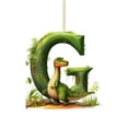 thumbnail image 1 of Riforla Dinosaur 26 Letters Acrylic Pendant Home Decoration Car Pendant Backpack Pendant Hangs G, 1 of 3