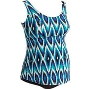 Tessuto Maternity Scoop Neck Tankini Two-Piece Swimsuit