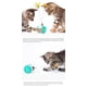 thumbnail image 5 of Juguete interactivo rosa para gatos - Balanceo equilibrado - Bola giratoria de 360 grados - Con hierba gatera - Estimula el instinto de caza - Atractivo juguete de entrenamiento para gatos, 5 of 5