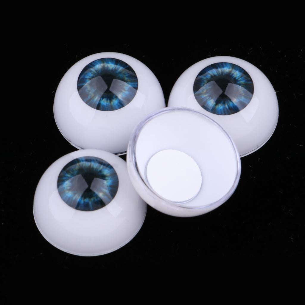 Baby Doll Blue Iris Eye 24mm Bulbi oculari acrilici per Reborn Girl Boy Doll 