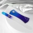 thumbnail image 5 of Ergonomic Glass Nail File Set, Bow Ergo Collection made from Czech Glass by Bona Fide Beauty in Blue Cobalt, 5 of 5