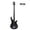 Black, variant on Ktaxon 34in Fretted 4-String Basswood Bass Guitar White