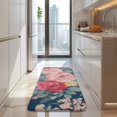 thumbnail image 4 of Pioneer Flower Floral Print Pattern Kitchen Rug Mat,Kitchen Runner Rugs Non Skid Washable,Decorative Kitchen Floor Mats for Kitchen,Sink,Laundry,17"x47.2", 4 of 7