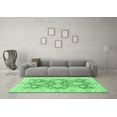 thumbnail image 3 of Ahgly Company Indoor Rectangle Oriental Emerald Green Traditional Area Rugs, 2' x 5', 3 of 4