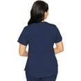 thumbnail image 5 of Med Couture Touch Scrubs Top For Women V-Neck Shirttail MC7459, 5 of 6