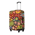 thumbnail image 2 of Balery Hippie Peace Love Luggage Cover Protector, Scratch And Dirt Resistant, Fits 18-32 Inch Luggage - X-Large, 2 of 9