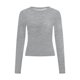 thumbnail image 4 of Blusa de mujer de color liso con cuello redondo, manga larga y cierre a presión - Poliéster/spandex - XS-XL, 4 of 5