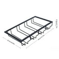 thumbnail image 4 of 15.74x8.85x2.67In Iron Wine Glass Rack Wine Glass Rack, Wine Glass Hanger, For Wine Cabinet Bar, 4 of 8