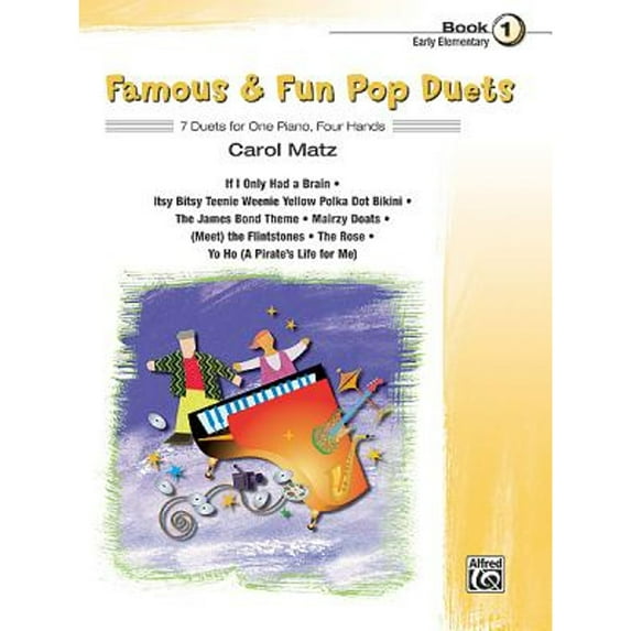 Pre-Owned Famous & Fun Pop Duets, Bk 1: 7 Duets for One Piano, Four Hands (Paperback 9780739045817) by Carol Matz