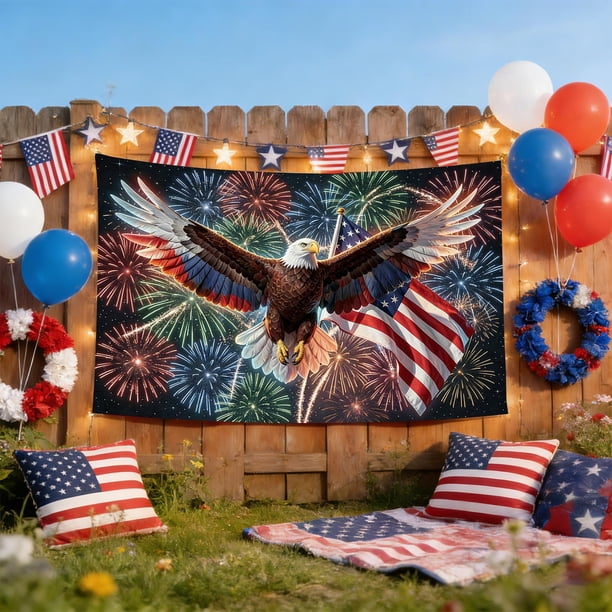 90x150cm USA 250th Anniversary Garden Flag Parades Flag Independence Day Flag Festival Outdoor Courtyard Decoration Flag