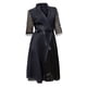 thumbnail image 3 of Vestido HUOGUO a la moda casual para mujer con estampado de puntos de empalme, 3 of 4