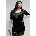 thumbnail image 2 of Plus Lace Mini Dress, 2 of 5