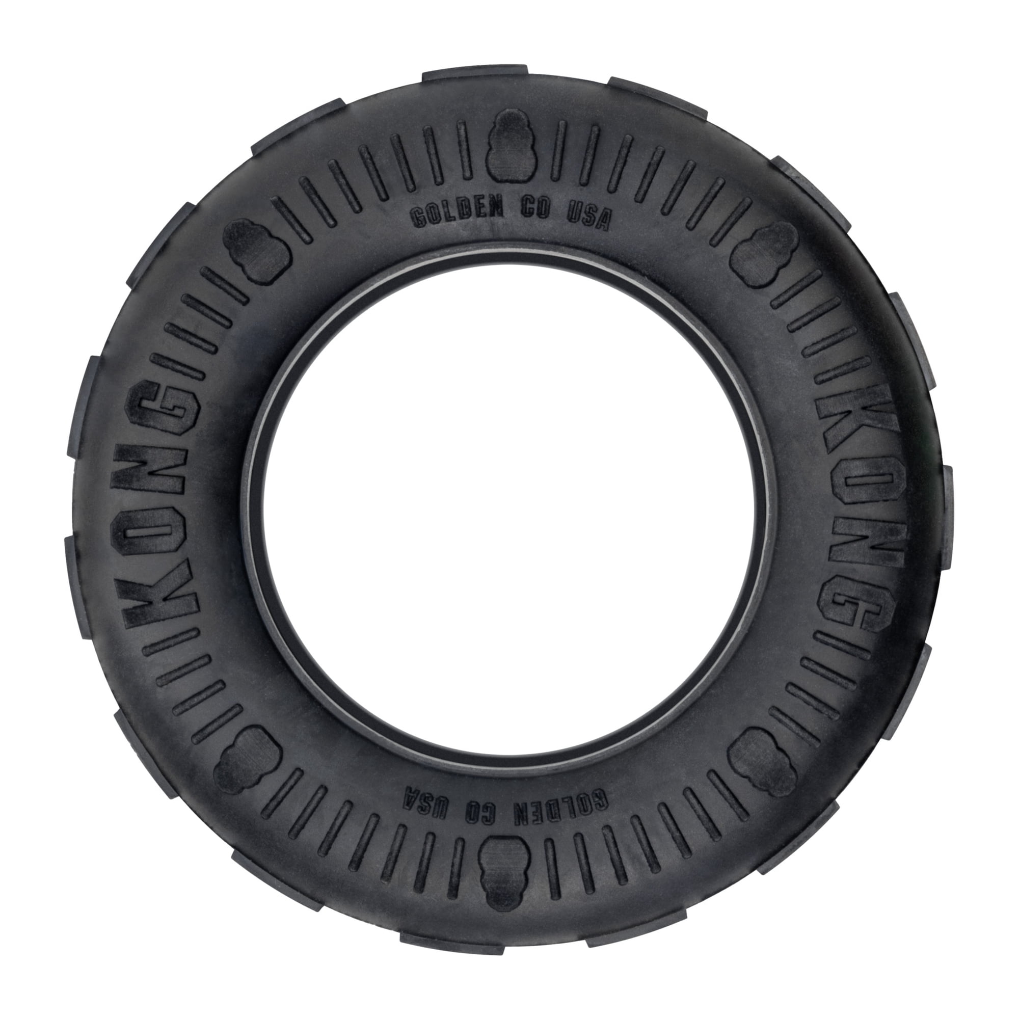 KONG® Extreme Tire Durable Dog Toy, Black, Medium/Large for Dogs Between 30-65 lbs