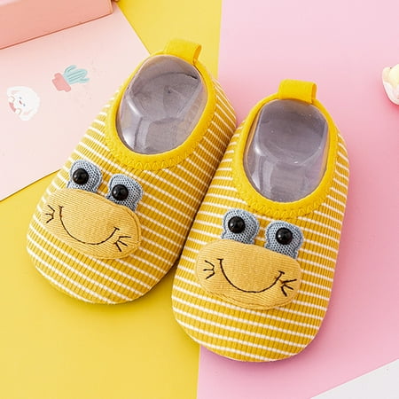 

Hunpta Toddler Shoes Infant Boys Girls Animal Prints Cartoon Socks Toddler The Floor Socks Barefoot Socks Non Slip Shoes