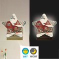 thumbnail image 4 of Star Night Light Auto On/Off Plug-in Wall Light with Light Sensor Warm White LED for Home Party House with Snow-covered Roof, 4 of 6