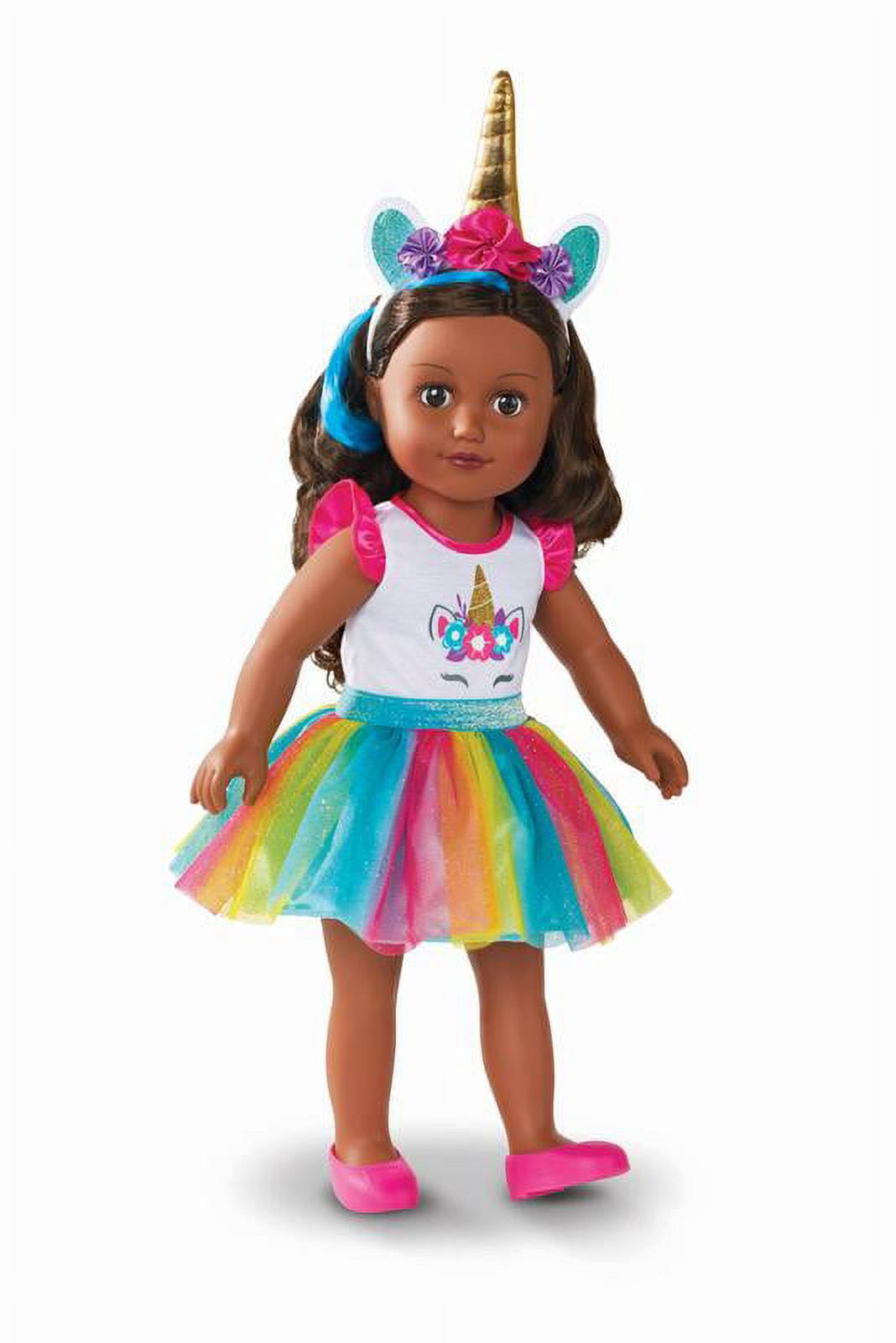 My Life As 18-inch Poseable Unicorn Trainer Doll, African American