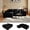 Black-94"-Left, variant on 94" Sectional Sofa with Lounge, L-Shape Living Room Cloud Modular Convertible Sleeper Sofa, Corduroy Couch Deep Seat Sleeper Set,Bedroom Reversible Sofa W/Pillows,Black,Right