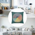 thumbnail image 6 of Ryan&nbsp; Wheel of Emotions Feelings Throw Pillow Covers Soft Decorative Throw Pillowcases Cushion Case Square for Home Decor Bed Couch Car Living Room 18x18 Inch, 6 of 8