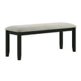 thumbnail image 4 of Xukmct Gray Fabric Upholstery Seat Dining Bench for Dining Room, Living Room, 4 of 5