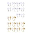 thumbnail image 1 of 20pcs Clip on Earrings Converters Copper DIY Ear Clips Ear Cuff Coil Earrings, 1 of 8