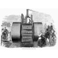 thumbnail image 2 of London Steamroller 1866. Nsteam Road-Roller Used In Hyde Park London England. Wood Engraving 1866. Print by, 2 of 4