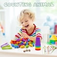 thumbnail image 1 of Mathematics Rainbow Muffin Cup Six Color Weights Little Bear Children Toys Montessori Teaching Aids heqiyong LED, 1 of 2