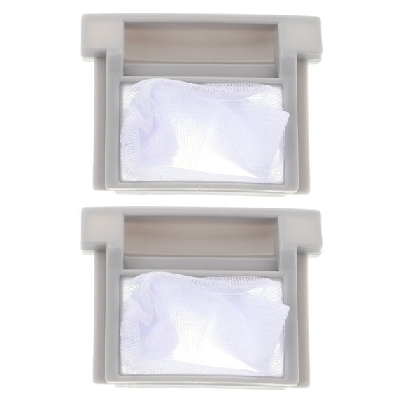 Qumonin Washing Machine Filter Bags - 2pcs Nylon Mesh Bag Washer Hair Catcher for Laundry Cleaning and Lint Removals
