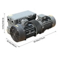 thumbnail image 2 of HPDMC 5.5HP Rotary Vane Vacuum Pump - 58.4 CFM, 220V/60Hz 3-Phase, Oil Sealed Pump with NPT 1-1/4" Port, 2 of 9