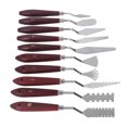 thumbnail image 2 of Painting Knife Set, Versatile 10pcs Palette Painting Mixing Scraper Spatula  For Color Mixing, 2 of 8