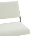 thumbnail image 6 of SAFAVIEH Couture Emmeline Boucle Mid Back Swivel Office Chair, Ivory/Black, 6 of 7