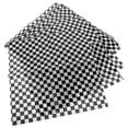 thumbnail image 1 of HLONK 24Pcs Paper Sheets 12- Inch Black Checkered Square Sandwich Wrapping Paper Grease Resistant Perfect for Carnival  Party  Fast  Cheese  Basket Liner and Packaging, 1 of 6