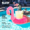 thumbnail image 2 of Blush Flock Inflatable Drink Floaties for Pool or Beach Party, Set of 2, 2 of 6