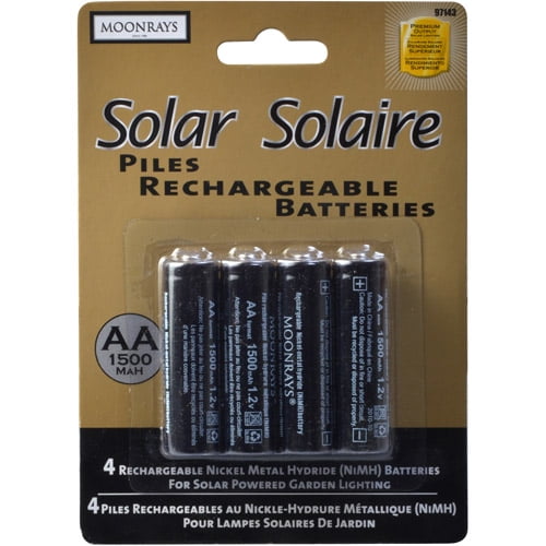 solar rechargeable aa batteries