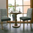 thumbnail image 3 of Stretch Dining Chair Covers Set of 8, Christmas Tree Checkered Black and White Plaid Winter Removable Dining Chair Protector Slipcovers for Kitchen Party Restaurant, 3 of 6