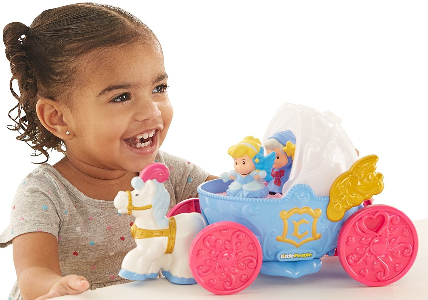 little people cinderella coach