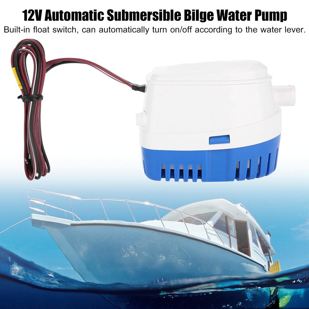 FAGINEY Water Bilge Pump,Bilge Pump,12V Boat Automatic Submersible