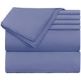 thumbnail image 7 of Hearth & Harbor 4-Piece Blue Bed Sheet Set, Twin – Extra Deep Pocket, Hypoallergenic, 7 of 7