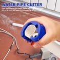 thumbnail image 2 of Universal Portable Pipe Cutter Plastic Pipe Cutter Household PVC/PU/PP/PE Tube Wire and Cable Cutter 20mm-50mm Pipe Cutting Tool Blue, 2 of 6