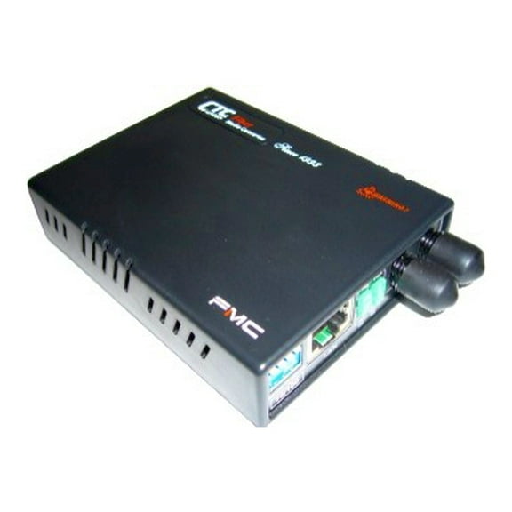 FMC-10-100-ST015 Fast Ethernet singlemode fiber media converter, ST connector, 15Km