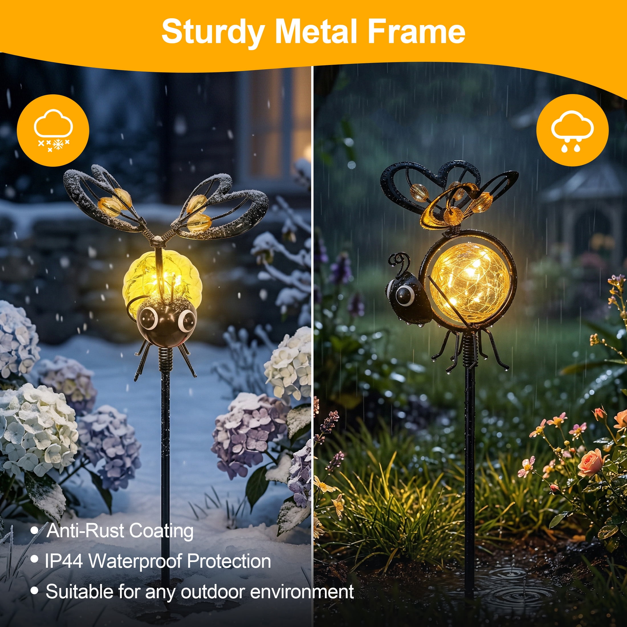 The Growing Ground Solar Bug Garden Stake Light, 27" – picture 5